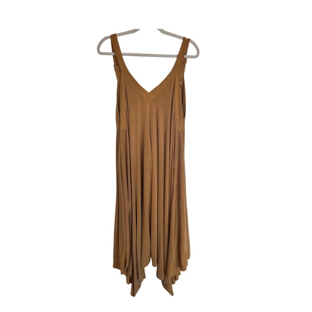Free People Movement Seven Stars Onesie Camel Oversized Wide Leg Jumpsuit M